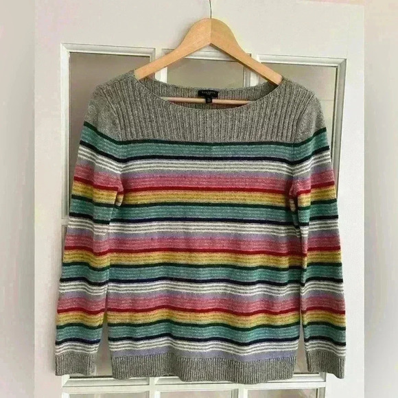 Talbots women’s colorful striped sweater size SP - Picture 2 of 8